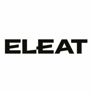 ELEAT bold black logo text