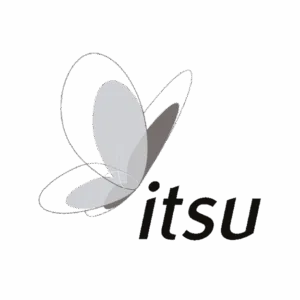 Itsu logo with butterfly design