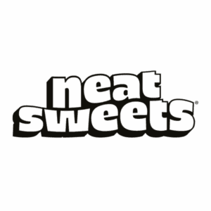 Neat Sweets brand logo text design