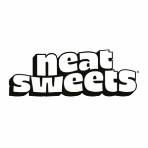 Neat Sweets brand logo text design
