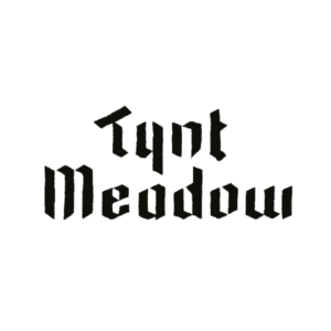 Tynt Meadow logo in black gothic font