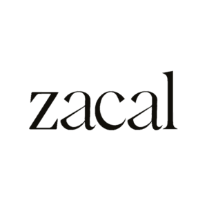 Zacal brand logo in black text